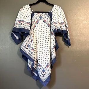 Vintage 1960’s Scarf / bandana blouse